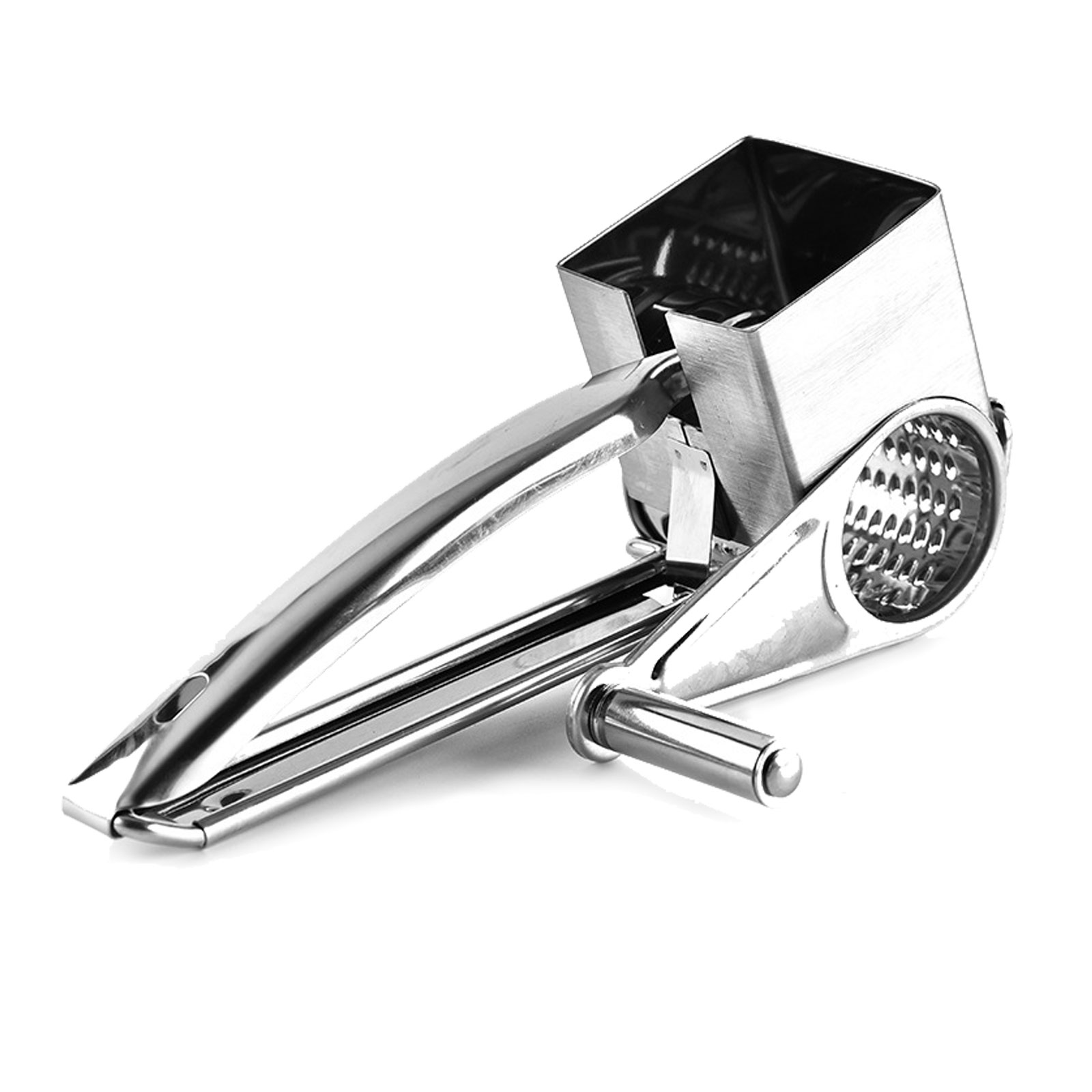 Stainless Steel Cheese Grater Hand Crank Rotary Blade Vegetable Cheese Rotary Cheese Grater Stainless Steel